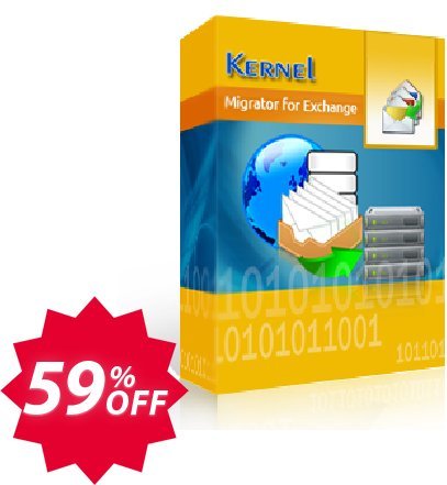 Kernel Migrator for Exchange, 100 Mailboxes  Coupon code 59% discount 