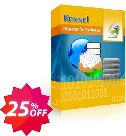 Kernel Migrator for Exchange, 1000 Mailboxes  Coupon code 25% discount 