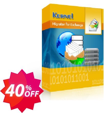 Kernel Migrator for Exchange Express, 500 Mailboxes  Coupon code 40% discount 