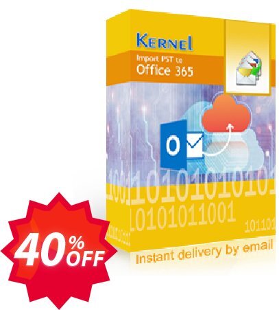 Kernel Import PST to Office 365, Corporate Plan  Coupon code 40% discount 