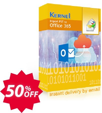 Kernel Import PST to Office 365 Coupon code 50% discount 