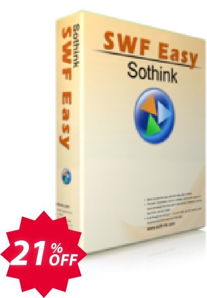 Sothink SWF Easy Coupon code 21% discount 