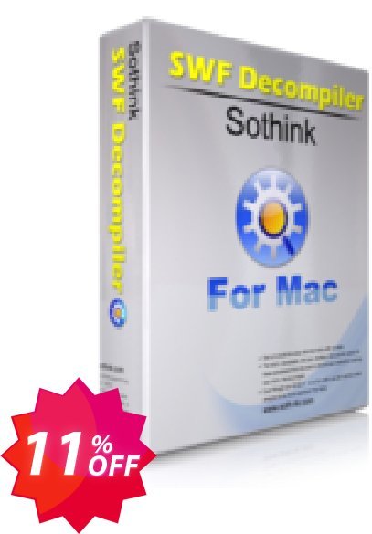 Sothink SWF Decompiler for MAC Coupon code 11% discount 