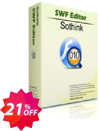 Sothink SWF Editor Coupon code 21% discount 