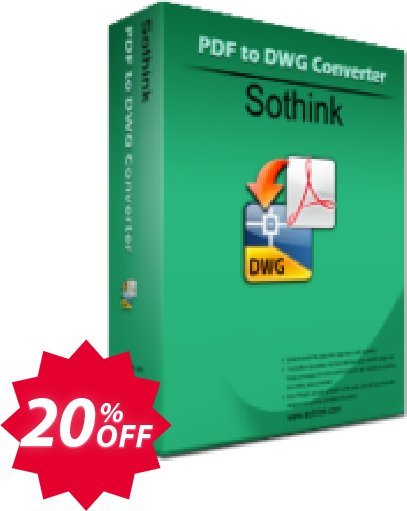 Sothink PDF to DWG Converter Coupon code 20% discount 