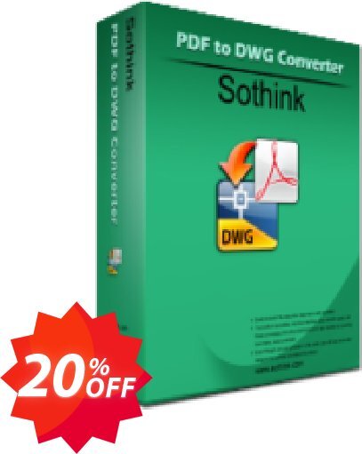 Sothink PDF to DWG Converter Coupon code 20% discount 