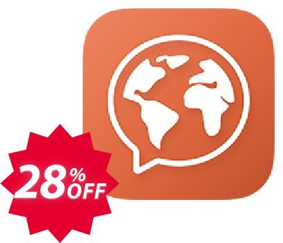 Mondly 1 Languages Monthly Access Coupon code 28% discount 