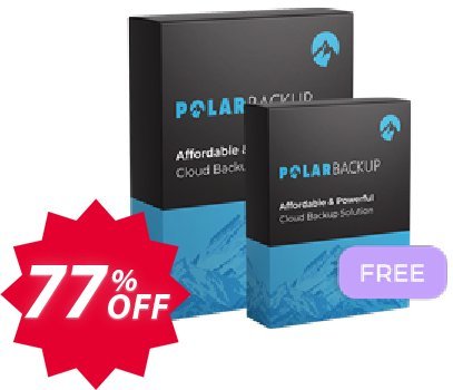 PolarBackup 5TB + 5TB Free, Lifetime  Coupon code 77% discount 