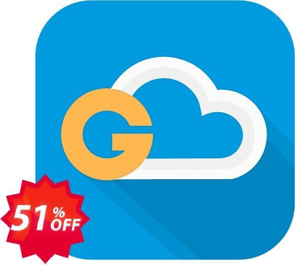 G Cloud Yearly, Unlimited  Coupon code 51% discount 