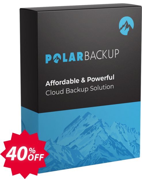 PolarBackup Unlimited Monthly Coupon code 40% discount 