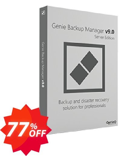 Genie Backup Manager Server Full Coupon code 77% discount 