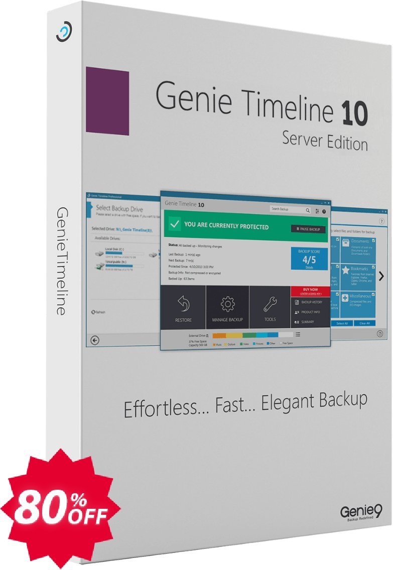 Genie Timeline Server 10 Coupon code 80% discount 