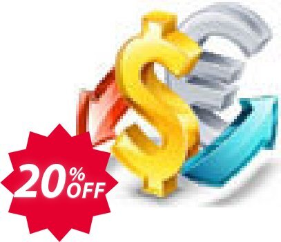 Currency Converter Script Coupon code 20% discount 