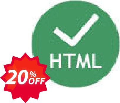 W3c Html Validator Api Script Coupon code 20% discount 
