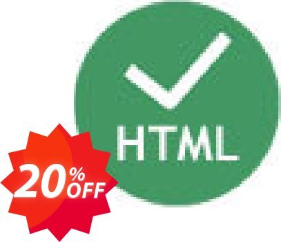 W3c Html Validator Api Script Coupon code 20% discount 