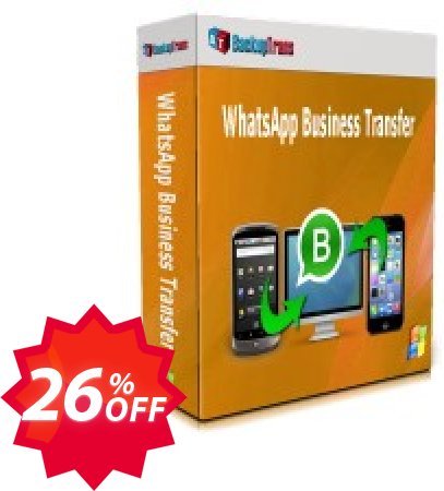 Backuptrans WhatsApp Business Transfer Coupon code 26% discount 
