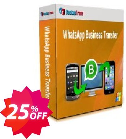 Backuptrans WhatsApp Business Transfer, Family Edition  Coupon code 25% discount 