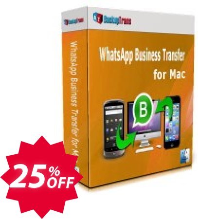 Backuptrans WhatsApp Business Transfer for MAC Coupon code 25% discount 