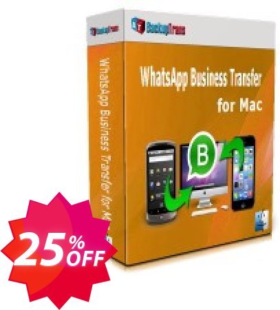 Backuptrans WhatsApp Business Transfer for MAC, Business Edition  Coupon code 25% discount 