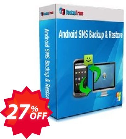 Backuptrans Android SMS Backup & Restore, Family Edition  Coupon code 27% discount 