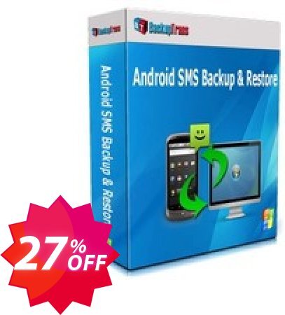 Backuptrans Android SMS Backup & Restore, Family Edition  Coupon code 27% discount 