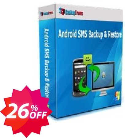 Backuptrans Android SMS Backup & Restore, Business Edition  Coupon code 26% discount 