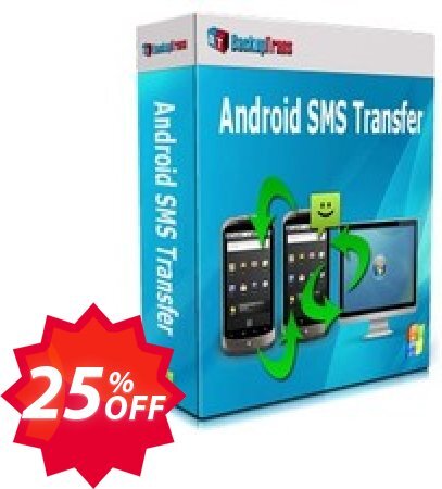 Backuptrans Android SMS Transfer, Business Edition  Coupon code 25% discount 