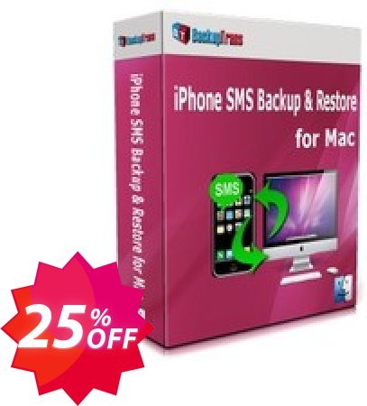 Backuptrans iPhone SMS Backup & Restore for MAC Coupon code 25% discount 