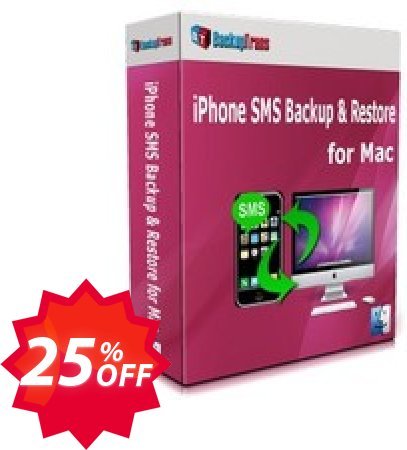Backuptrans iPhone SMS Backup & Restore for MAC, Business Edition  Coupon code 25% discount 