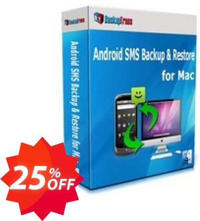 Backuptrans Android SMS Backup & Restore for MAC, Business Edition  Coupon code 25% discount 
