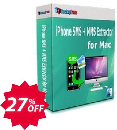 Backuptrans iPhone SMS + MMS Extractor for MAC Coupon code 27% discount 