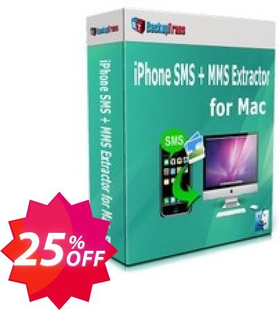 Backuptrans iPhone SMS + MMS Extractor for MAC, Business Edition  Coupon code 25% discount 