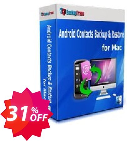 Backuptrans Android Contacts Backup & Restore for MAC, Business Edition  Coupon code 31% discount 