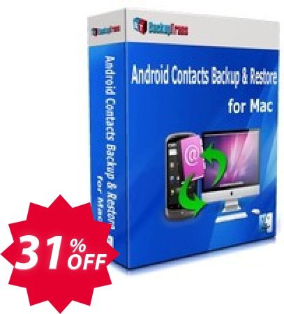 Backuptrans Android Contacts Backup & Restore for MAC, Business Edition  Coupon code 31% discount 