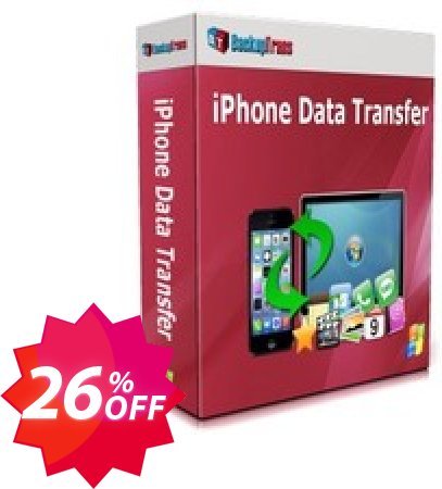 Backuptrans iPhone Data Transfer Coupon code 26% discount 