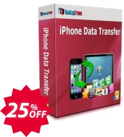 Backuptrans iPhone Data Transfer, Business Edition  Coupon code 25% discount 