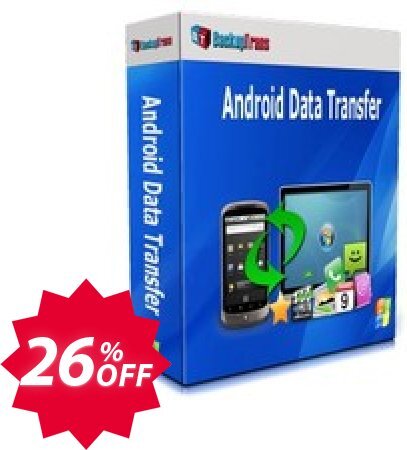 Backuptrans Android Data Transfer Coupon code 26% discount 