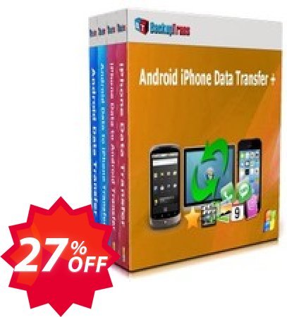Backuptrans Android iPhone Data Transfer + Coupon code 27% discount 