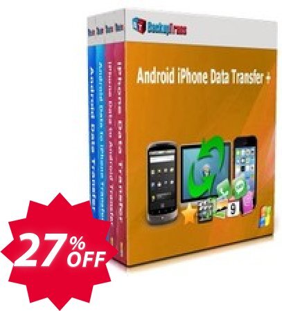 Backuptrans Android iPhone Data Transfer + Coupon code 27% discount 