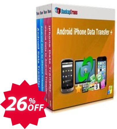 Backuptrans Android iPhone Data Transfer +, Business Edition  Coupon code 26% discount 