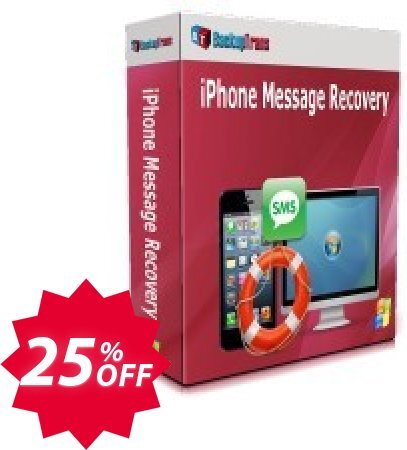 Backuptrans iPhone SMS/MMS/iMessage Transfer, Family Edition  Coupon code 25% discount 