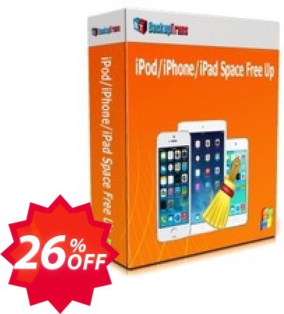 Backuptrans iPod/iPhone/iPad Space Free Up, Family Edition  Coupon code 26% discount 