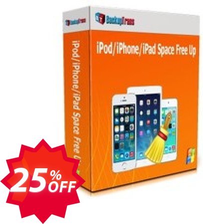 Backuptrans iPod/iPhone/iPad Space Free Up, Business Edition  Coupon code 25% discount 