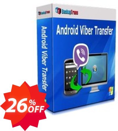 Backuptrans Android Viber Transfer, Family Edition  Coupon code 26% discount 