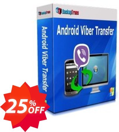 Backuptrans Android Viber Transfer, Business Edition  Coupon code 25% discount 