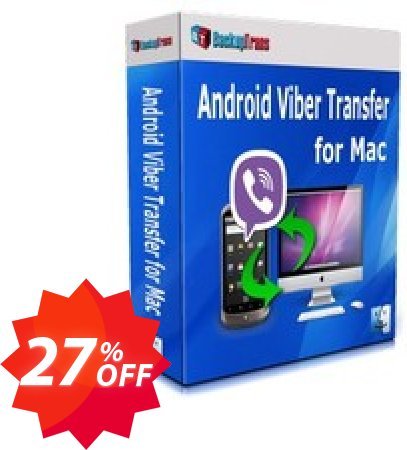 Backuptrans Android Viber Transfer for MAC Coupon code 27% discount 