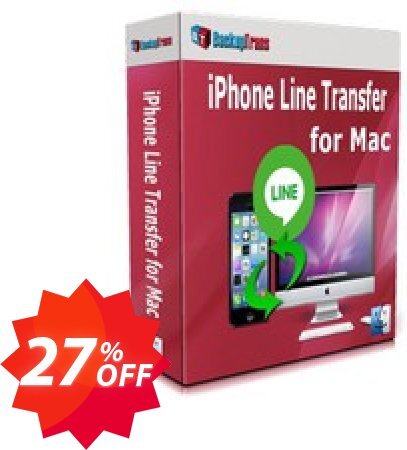 Backuptrans iPhone Line Transfer for MAC Coupon code 27% discount 