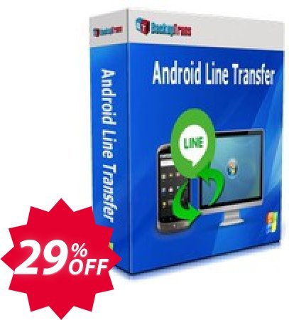 Backuptrans Android Line Transfer Coupon code 29% discount 