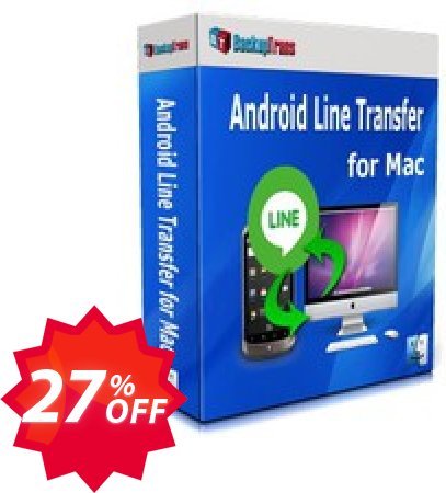 Backuptrans Android Line Transfer for MAC Coupon code 27% discount 
