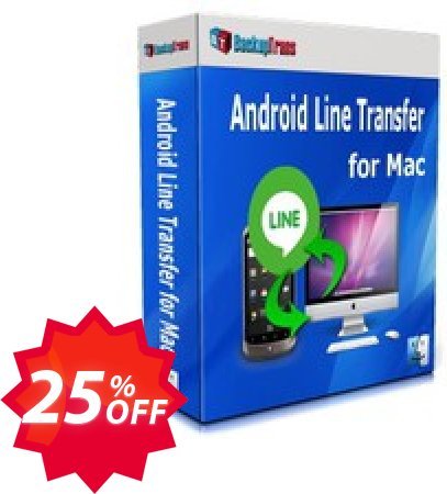 Backuptrans Android Line Transfer for MAC, Business Edition  Coupon code 25% discount 